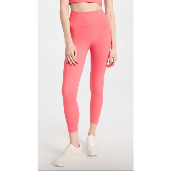 New Girlfriend Collective High Rise Compressive Leggings in Pink Size S - Picture 1 of 10